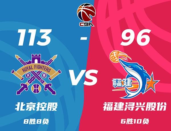 CBA北控男篮113-96战胜福建:杰曼35分5助 北控七人上双击败福建