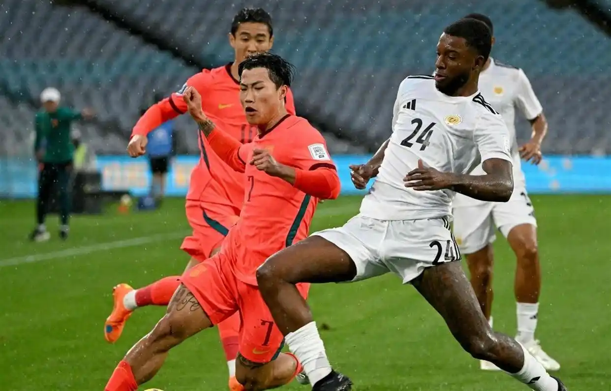 国足2-0完胜世界杯球队库拉索,狂揽5.51积分,实时排名升至第92位
