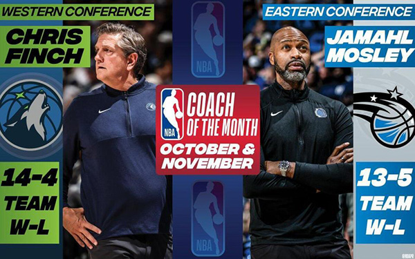 NBA官宣月最佳:塔图姆&约基奇当选 霍姆格伦力压文班夺新秀大奖