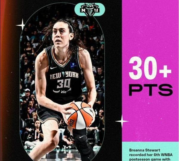 WNBA半决赛：纽约自由人主场87-77战胜拉斯维加斯王牌，系列赛大比分1-0领先